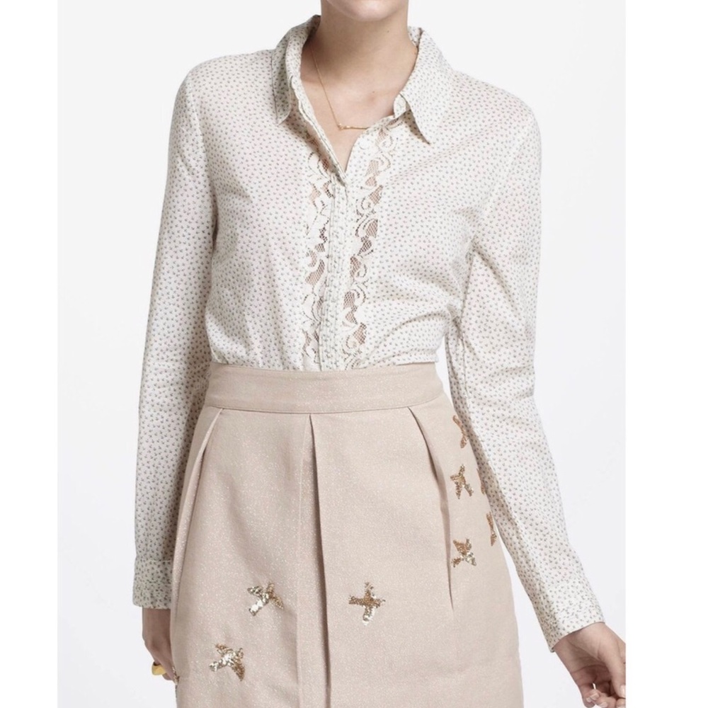 Anthropologie Lil Pepin Buttondown